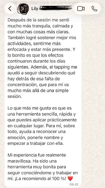 Tapping para mejorar la concentracion