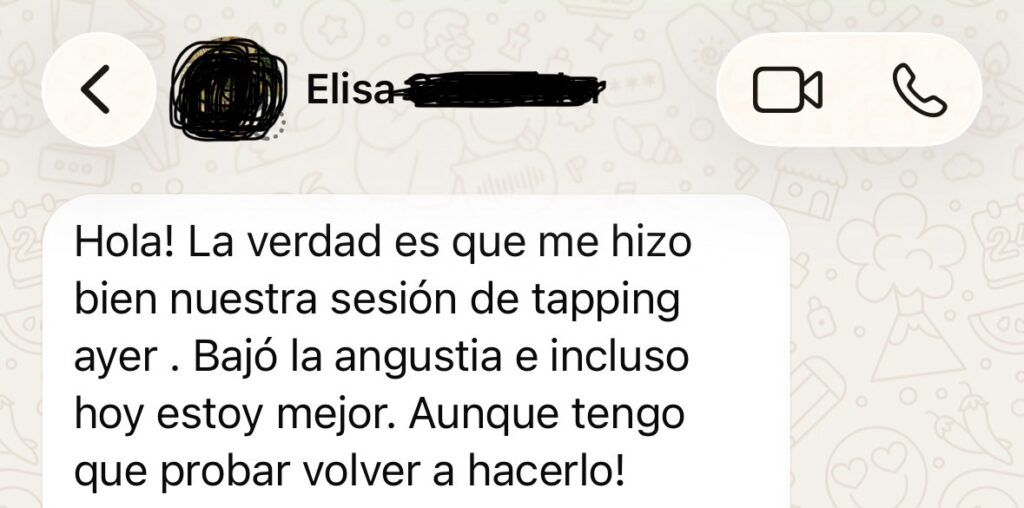 tapping para la angustia